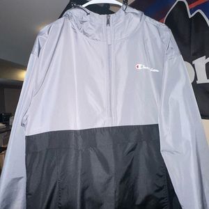 Champion Jacket Mens Big and Tall Hoodie Anorak Windbreaker Jackets for Men